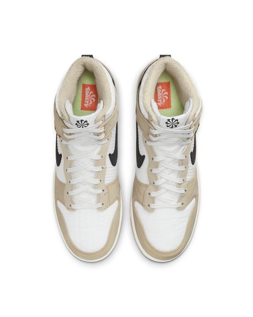 Nike White Dunk High Next Nature 'Toasty for men