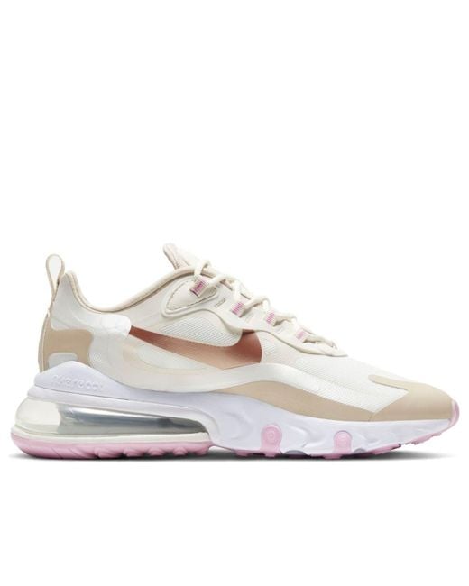 Nike White (Wmns) Air Max 270 React 'Metallic Bronze'