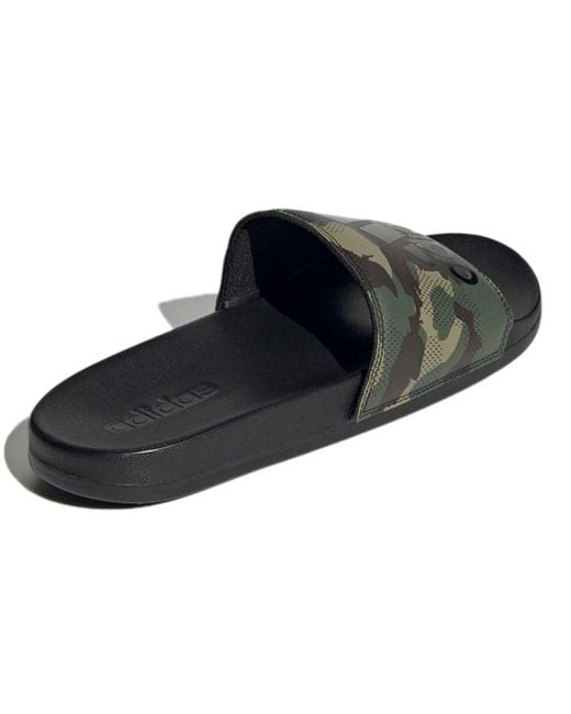 Adidas Green Adilette Comfort Sandals Casual Sports Slippers Camouflage