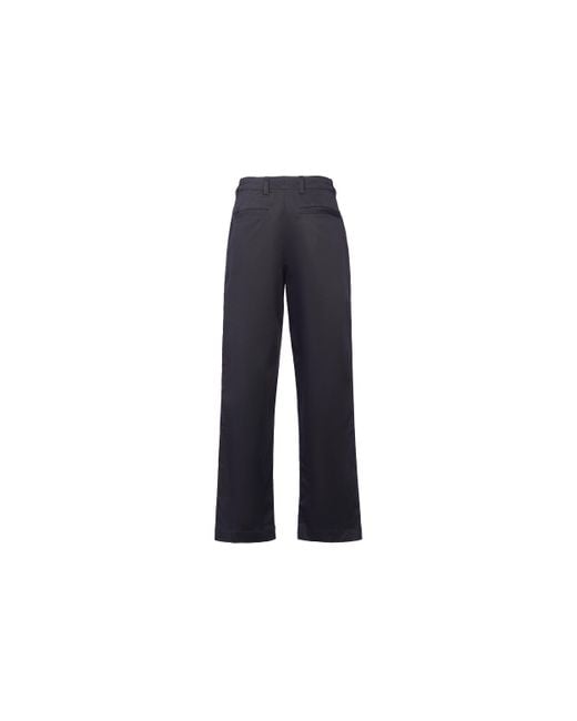 Nike Blue Life Solid Color Logo Printing Loose Straight Casual Pants/Trousers for men
