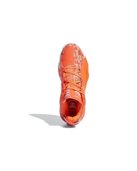 Adidas Orange Dame 6 'Solar' for men