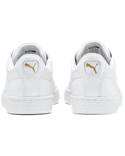 PUMA White Basket Classic Lfs for men