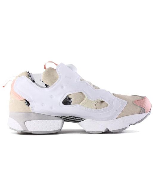 Reebok White Instapump Fury Og 'Cream Steel Coral' for men