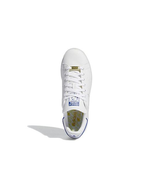 Adidas White Stan Smith Royal' for men