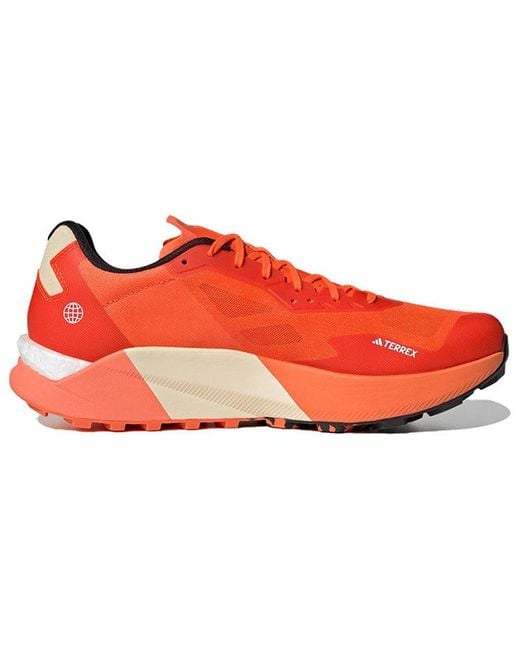 Adidas Red Terrex Agravic Ultra Trail for men