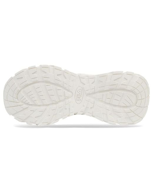 Fila White Fishbones Low Top Running Shoes