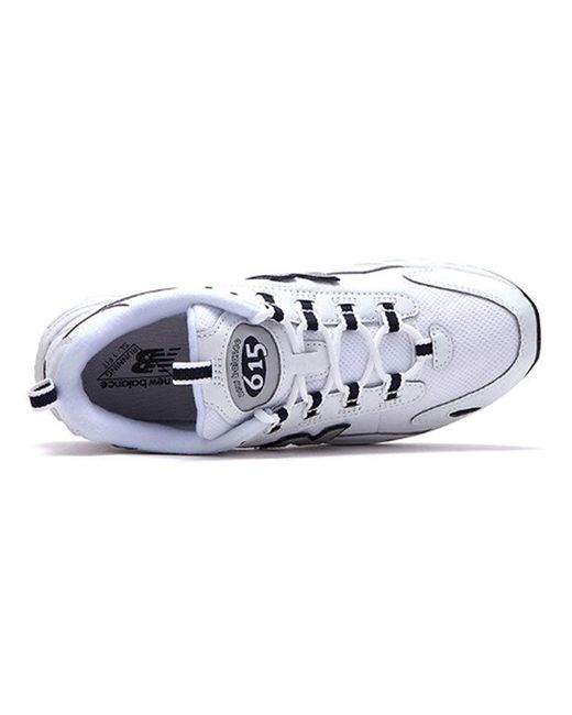 New Balance White Ml615 D Wide for men