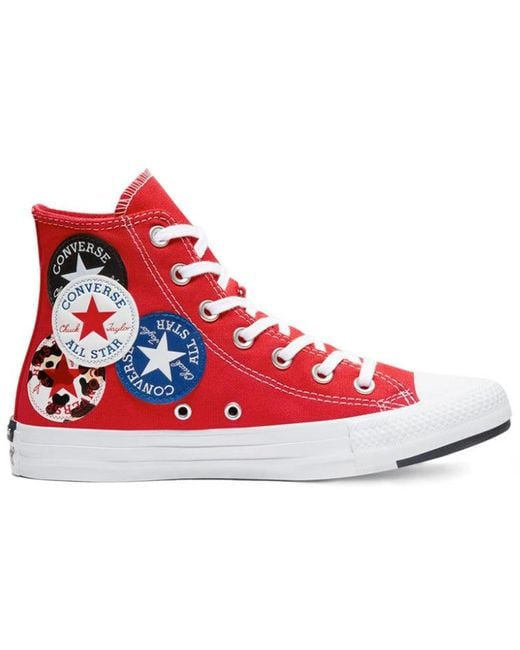 Converse Red Chuck Taylor All Star High 'Logo Play for men