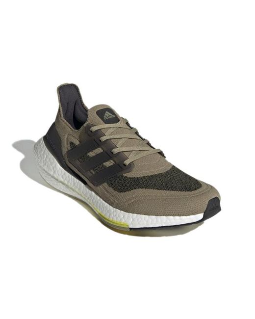 Adidas Brown Ultraboost 21 'Orbit' for men