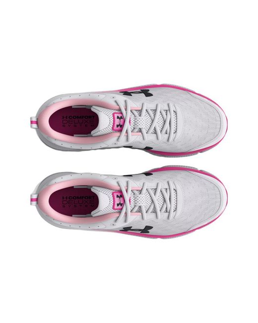 Under Armour White (Wmns) Charged Assert 10 Rebel'