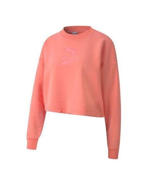 PUMA Pink Evide Logo Sweatshirt