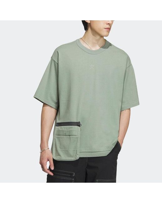 Adidas Green Originals Workwear Short Sleeve T-Shirt for men