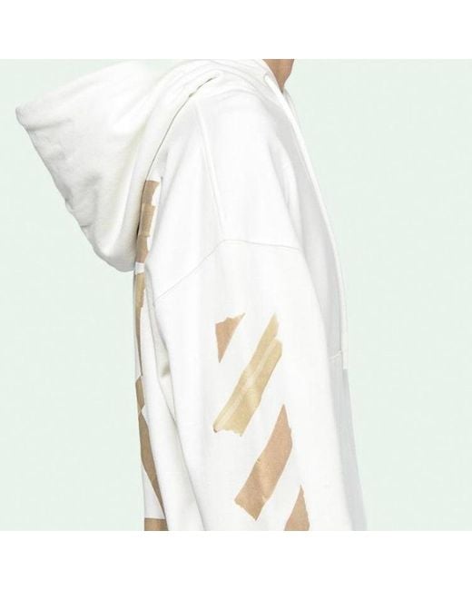 Off-White c/o Virgil Abloh White Arrows Sketch Logo Loose Sweater Tape for men