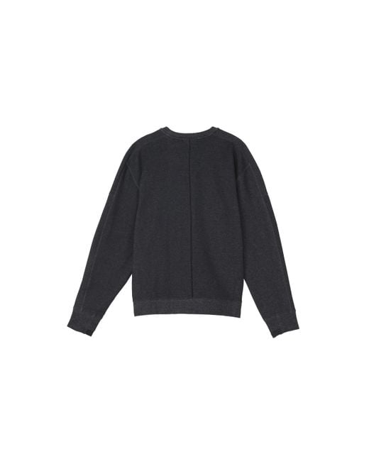 Nike Gray Yoga Solid Color Round Neck Casual Pullover Sports Sweatshirt for men