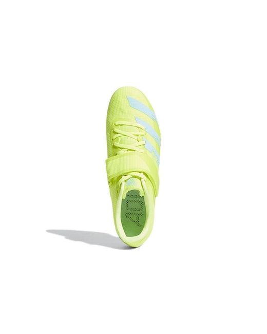 Adidas Yellow Adizero High Jump Spikes for men