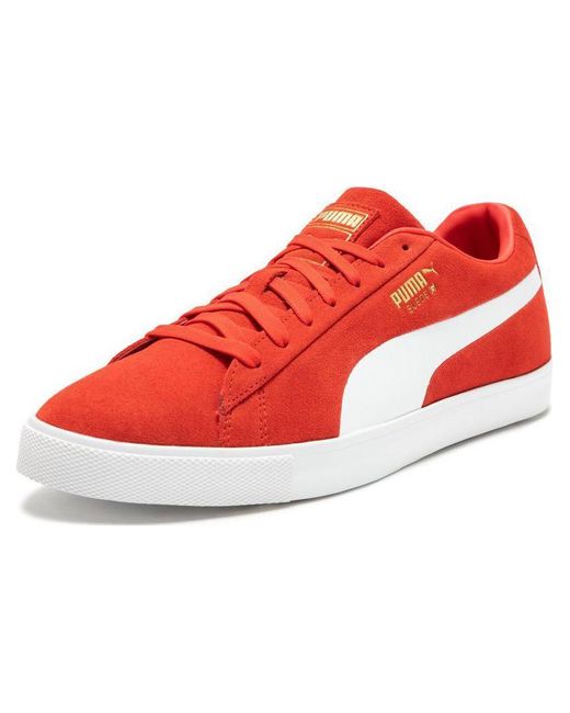 PUMA Red Fusion Suede For All Time Le Golf Shoes for men