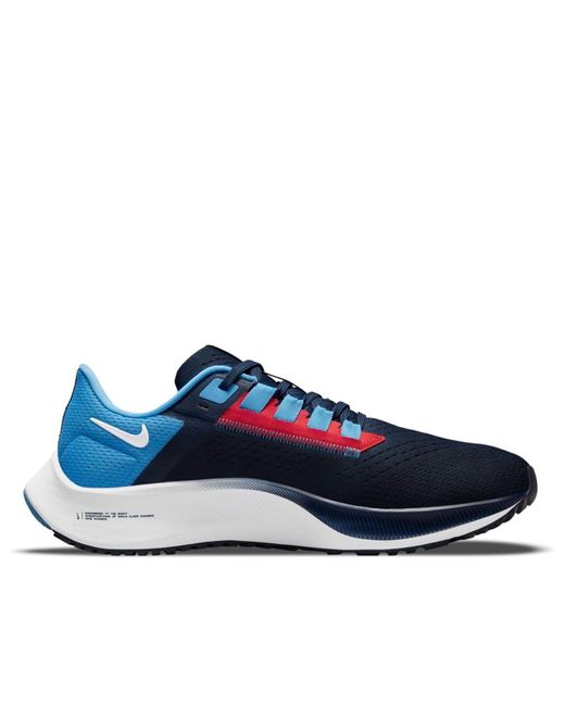 Nike Blue X Nfl Air Zoom Pegasus 38 'Tennessee Titans' for men