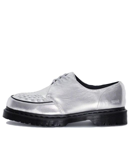 Dr. Martens Gray Ramsey Supreme Nappa Leather Creepers