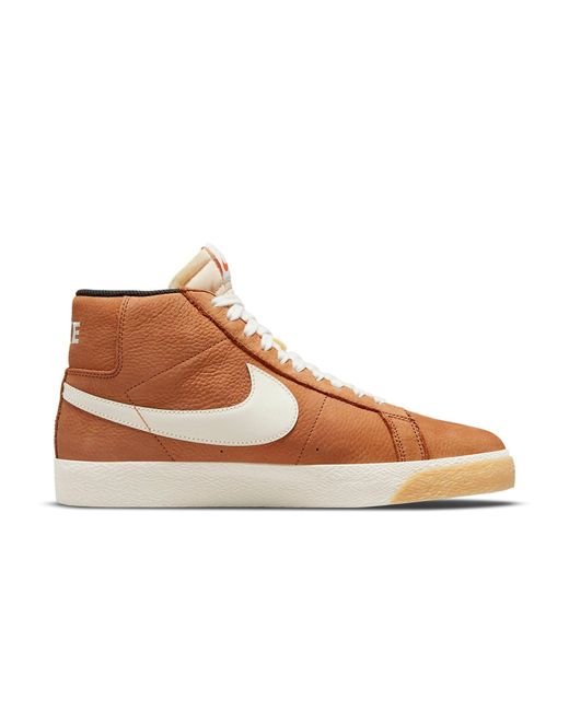 Nike Brown Blazer Sb Mid Iso 'Dark Russet' for men