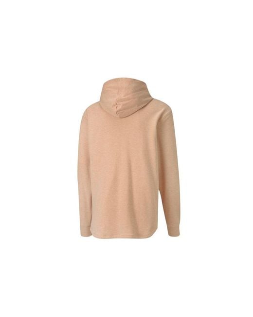 PUMA Orange Fusion Logo Hoodie for men