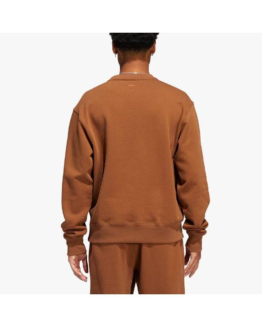 Adidas Brown X Pharrell Basic Sports Sweatshirt