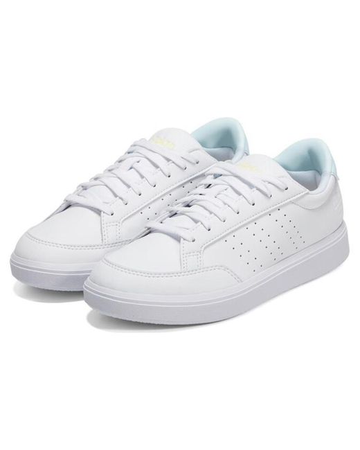 Adidas White (Wmns) Nova Court Lifestyle Vegan Shoes Almost'