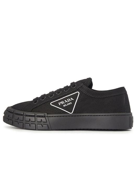 Prada Black (Wmns) Cassetta Wheel Sneakers