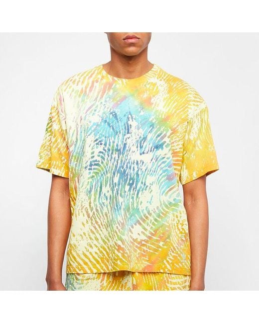 Adidas Yellow Originals X Pw March Madness Fan Tee for men