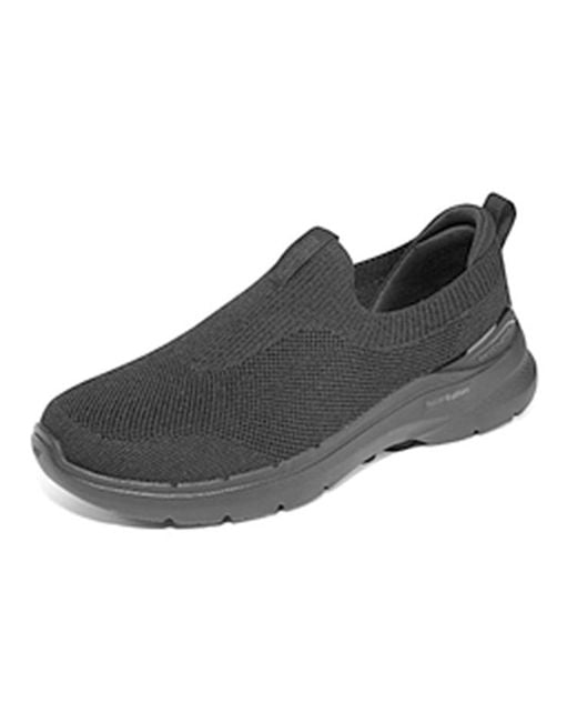 Skechers Black Go Walk 6 Warnock Slip On for men