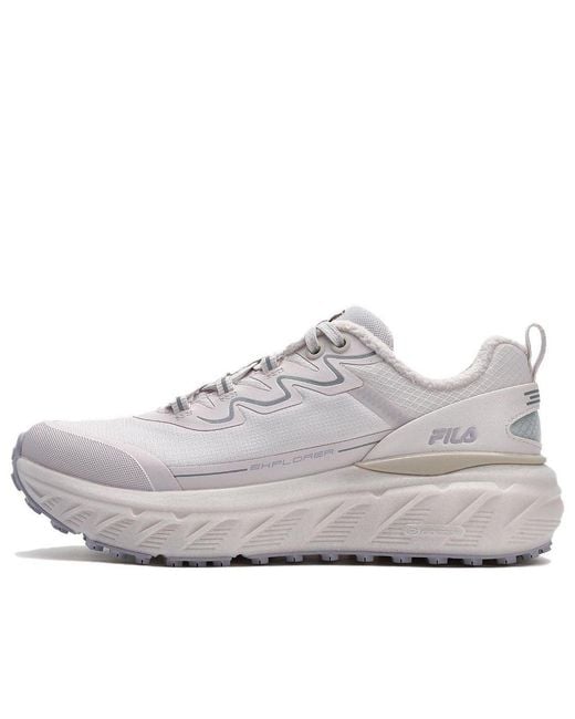 Fila White (Wmns) Versatile Casual Non-Slip Durable Running Shoes