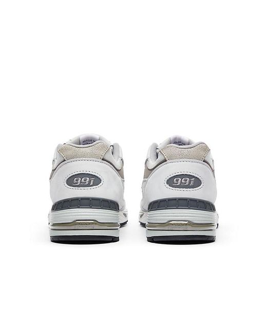 New Balance White 991 'Made for men