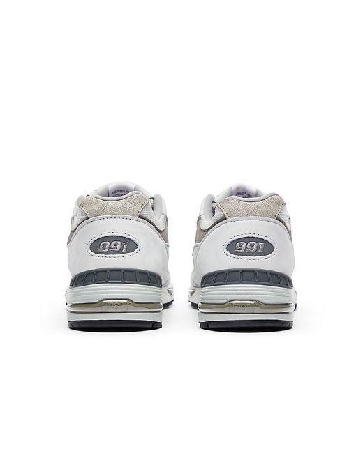 New Balance White 991 'Made for men