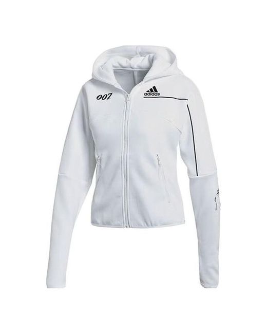 Adidas Blue (Wmns) Adida X James Bonds Z.N.E. Hoodie