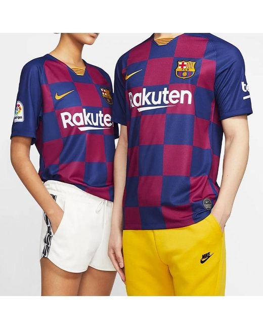 Nike Blue Fc Barcelona 19/20 Home Jersey for men