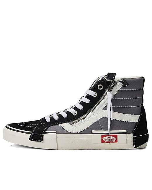 Vans Black Sk8-Hi Reissue Cap Skate Shoes for men