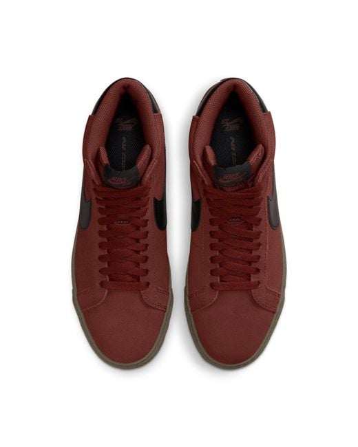 Nike Brown Zoom Blazer Mid Sb 'Oxen' for men