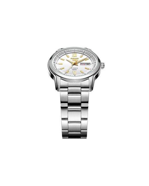 Seiko Metallic No. 5 Sports Steel Strip Waterproof Business Mechanical Watch