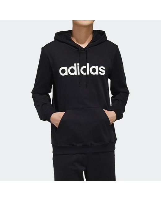 Adidas Black Neo Esntl Lg Hd Sports for men