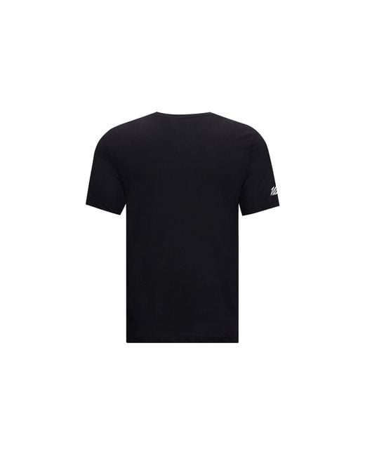 Nike Black Round Neck Training Short Sleeve 'Multi Swoosh' for men