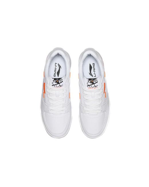 Li-ning White No.258 Classic Leisure Low for men
