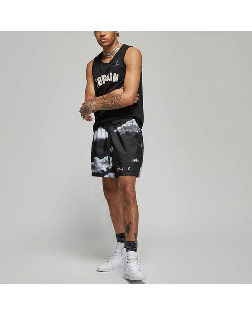 Nike Black Clouds Printing Casual Sports Shorts for men