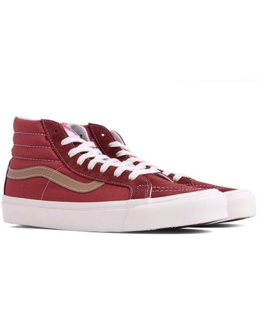 Vans Red Og Sk8-Hi Lx 'Sun-Dried Tomato' for men