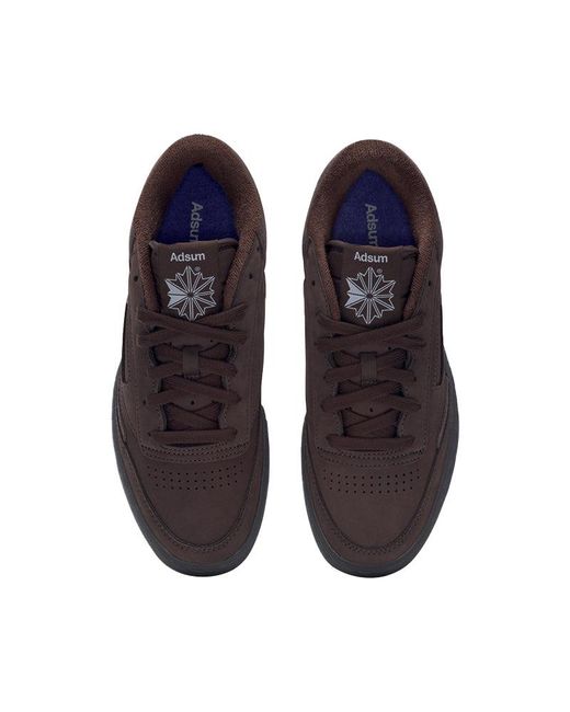 Reebok Brown Club C Mid Ii X Adsum 'Dark' for men