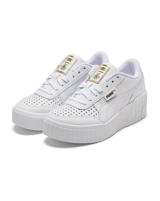PUMA White (Wmns) Charlotte Olympia X Cali Wedge 'Golden Stars'