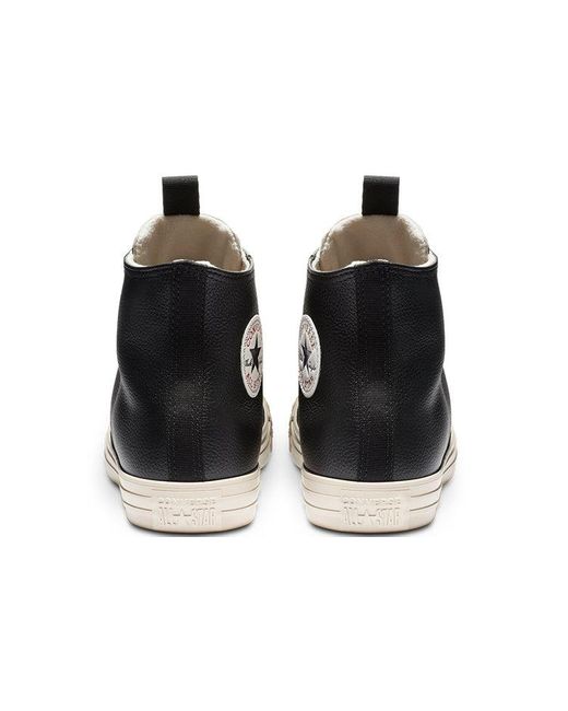 Converse Black Chuck Taylor All Star Hi Leather for men