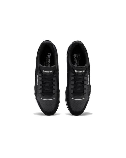 Reebok Black Royal Glide Ripple Clip Sport Shoes for men