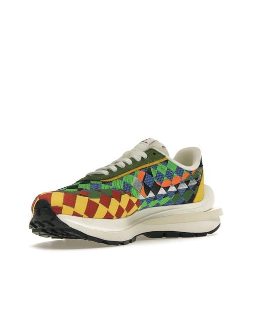 Nike Green X Sacai X Jean Paul Gaultier Vaporwaffle Gusto' for men