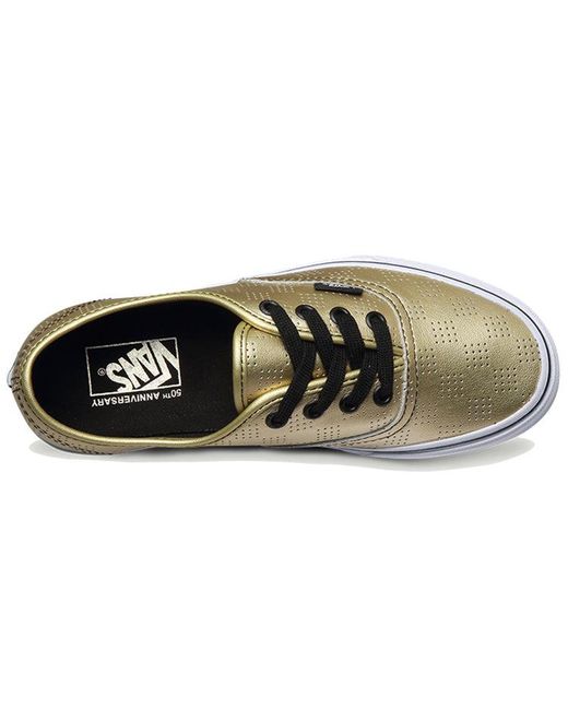 Vans Brown Authentic Checker' for men