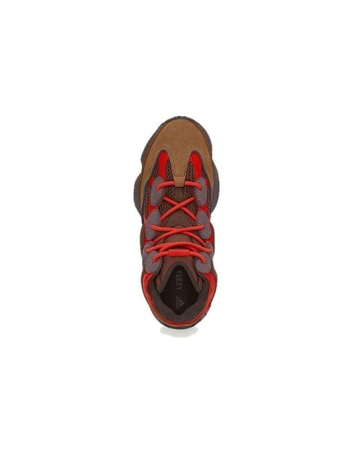 Adidas Red Yeezy 500 High 'Sumac' for men