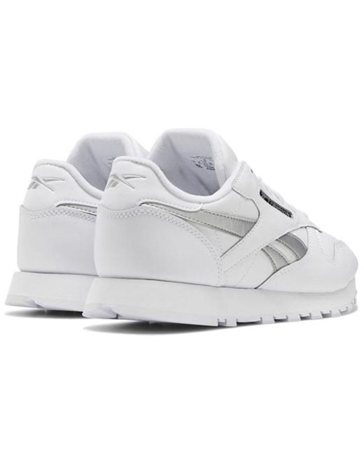 Reebok White (Wmns) Classic Leather Metallic'